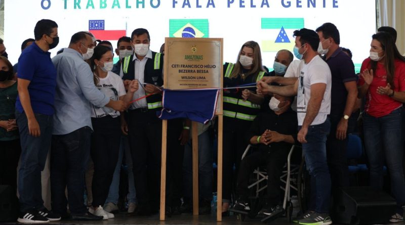 Wilson Lima inaugura Ceti em Tefé, a sétima unidade de ensino integral entregue na atual gestão