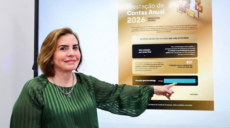 Amazonas alcança 100% de prestação de contas no prazo sob gestão de Yara Lins