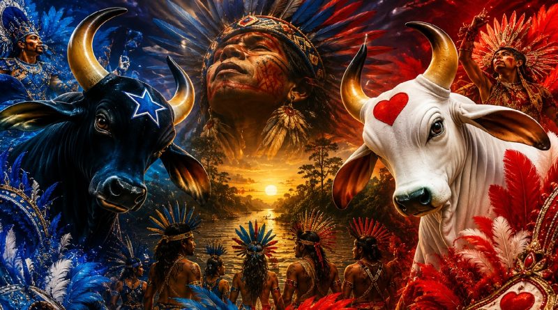 Caprichoso e Garantido convergem na defesa da Amazônia e da ancestralidade no Festival de Parintins 2026