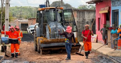 Asfalto melhora acesso e mobilidade no Parque Rio Solimões