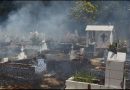 Velas acesas em local impróprio causam focos de fogo no Cemitério Aparecida